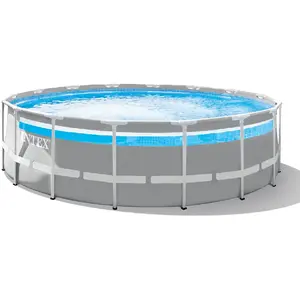 Intex Piscine tubulaire ronde Intex Prism Frame Clear Window 4,88 x 1,22 m