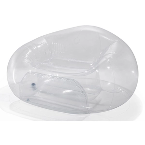 Intex Chaise Gonflable Individuelle Transparente 137x127x74 Cm pas cher