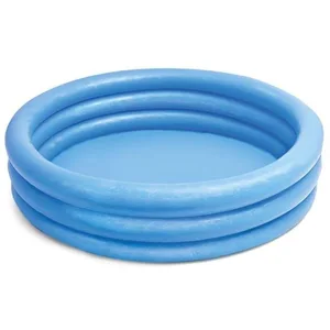 Intex 59416NP Piscine gonflable à trois anneaux Bleu cristal 1,14 m x 25 cm