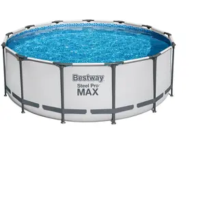 Ensemble de piscine ronde Steel Pro max 396x122 cm Bestway n/a pas cher