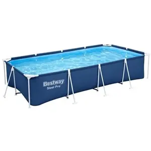 Comparateur de prix : Bestway Piscine hors sol rectangle Bestway Steel Pro 400 x 211 x 81 cm