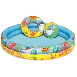 Bestway 48 x H8/ 1,22 m x H20 cm Play Pool Set pas cher