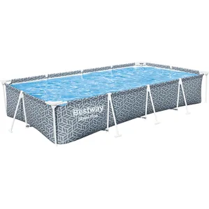 Piscine hors sol tubulaire BESTWAY - Steel Pro  - 366 x 201 x 66 cm - ...