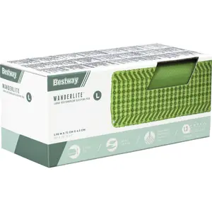 Bestway WanderLite Grand tapis de couchage rectangulaire 1,98 x 71 x 6,5 cm pas cher
