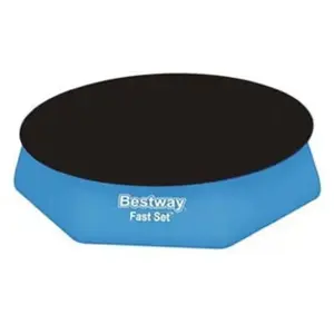 Couverture de sécurité pour piscine Bestway 58032 / 24 Noir pas cher