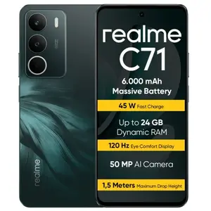 realme C71 Smartphone 8+256 Go Batterie de 6 000 mAh Charge rapide 45 ... pas cher