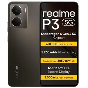 realme P3 5G Smartphone 12+512 GB Batterie Titan de 5260mAh Charge rap... pas cher