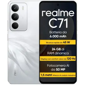 realme C71 Smartphone 8+256 Go Batterie de 6 000 mAh Charge rapide 45 ... pas cher