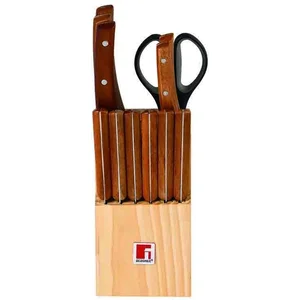 Gardeo Bergner Messenblok - 11 Messen + 1 Schaar pas cher