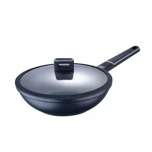 Wokpan Masterpro Indigo Zwart Aluminium (Ø 28 cm)