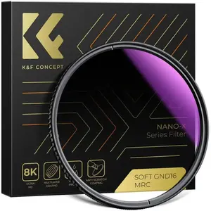 K&F Concept 77mm Nano-X MRC HD gradueel grijsfilter GND8 soft graduated ND8 filter pas cher