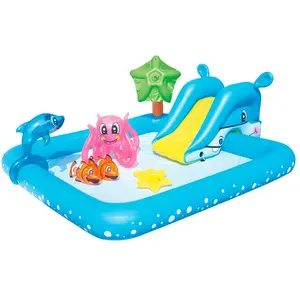 Piscine de jeu gonflable pour enfants Aquarium jeu d'eau Bestway 53052 pas cher