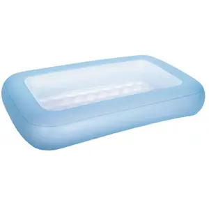 Bestway Zwembad 1-ring opblaasbare bodem 165x104x25cm - Roze pas cher