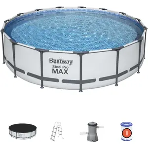 Bestway zwembad steel pro max set rond 457