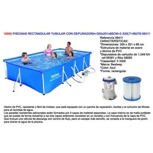 Bestway Zwembad met pomp 300x200x66 Cm