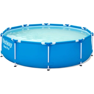 Comparateur de prix : BESTWAY Piscine ronde Steel Pro Frame Pools - 305x305x76 cm - Bleu