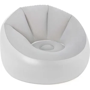 Fauteuil gonflable rond avec LED multicolore - BESTWAY - Coil Beam - Design translucide - Résistant à l'eau