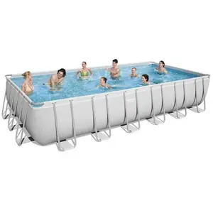 Bestway Piscine hors sol rectangulaire Power Steel 732 x 366 x 132 cm