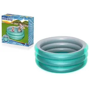 Bestway Piscine couleur métallique - diamètre : 150cm - Hauteur : 53cm pas cher