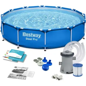 Piscine Tubulaire Ronde Bestway Steel Pro 3.66 X 0.76m