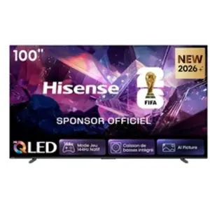 TV Hisense QLED 100E7S PRO 253 cm 2026 pas cher