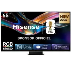 Comparateur de prix : TV LED Hisense RGB Mini LED 65UR9S 164 cm 2026