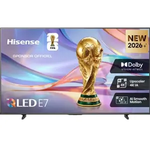 TV Hisense 55E7S (2026) 55 VA QLED 4K UHD Noire
