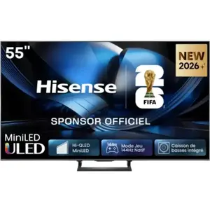 TV Hisense 55U7SE (2026) 55 Mini-LED ULED UHD 4K pas cher