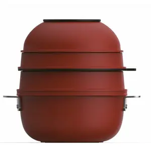 MASTERPRO Batterie de cuisine antiadhésive SHARE PLAY 10 pièces rouge ... pas cher