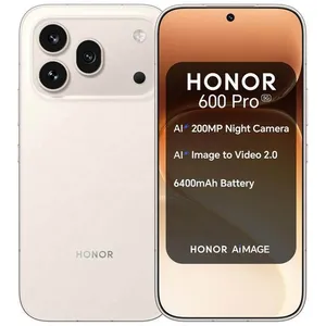 Smartphone HONOR 600 Pro 5G 12Go Ram 512Go Blanc doré Écran 6.57 6400... pas cher
