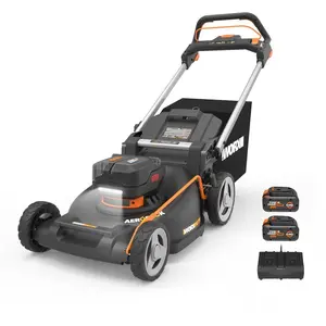 Tondeuse sur batterie WORX Wg760e.1 40 V l.51 cm pas cher