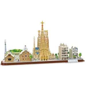 Cubicfun CUBIC FUN CITY LINE 306-20256 PUZZLE 3D - BARCELONA (186 pièc... pas cher