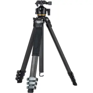 Fotopro Origin + O 7H Carbon Tripod Black, Trépied, Noir pas cher