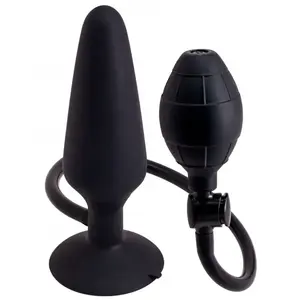 Seven Creations - Inflatable Butt Plug L - Anal Toys Buttplugs Zwart pas cher