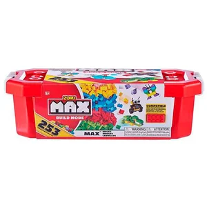 Zuru Boîte De Construction Max Build 253 Pièces 18x39x12 Cm Compatible pas cher