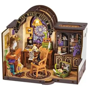 ROBOTIME MAQUETTE ROLIFE SERRE LIVRES BOOK NOOK BUREAU DE MAGIE pas cher