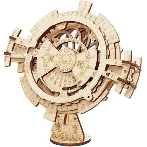 Robotime Modelbouwset Perpetual Calendar 17,5 Cm Hout 26-delig pas cher