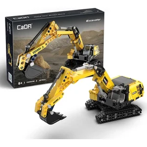 Deqube Chacun: Jeu De Construction D´excavatrice 467 Unités pas cher