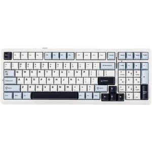 EPOMAKER x AULA F99 - Wit/Blauw - Mechanisch Draadloos Toetsenbord - R...Vendu parbol
