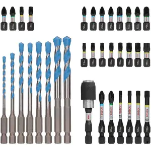Comparateur de prix : Bosch PRO Impact Mixed Bohrer- und Bit-Set 35-teilig (2608522518)