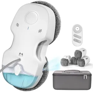 Robot Nettoyeur Vitre - HUTT - C65 - Aspiration 3800 Pa - Réservoir d'eau 80ML - Télécommande pas cher
