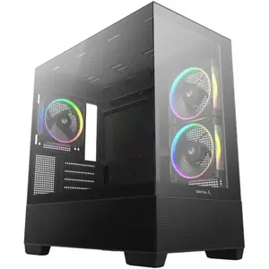 Deepcool CG380 3F (mATX, ITX), Boîtier PC, Noir pas cher