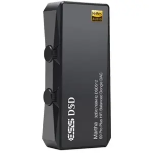 DAC Audio portables Hidizs S9 PRO Plus Martha Noir pas cher
