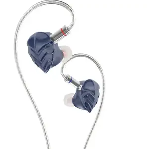 Écouteurs intra-auriculaires Hidizs MK12 (4,4 mm) Bleu pas cher