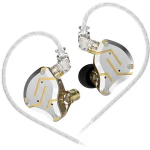 Écouteurs SZSMART KZ-ZS10 PRO HIFI courbés or (In ear - sensibilité 11...Vendu parfnac-be