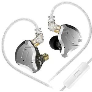 Écouteurs SZSMART KZ-ZS10 PRO HIFI courbés avec microphone noir (In ea... pas cher