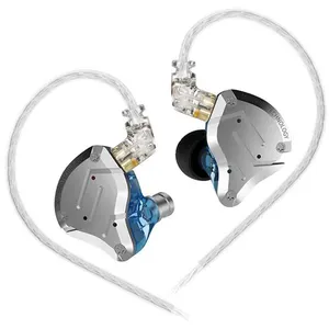 Écouteurs SZSMART KZ-ZS10 PRO HIFI courbés bleus (In ear - sensibilité... pas cher