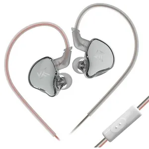 Écouteurs SZSMART KZ EDCX HIFI courbés avec microphone gris (In ear - ... pas cher