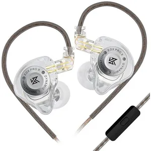 Écouteurs SZSMART kz-edx Pro x-curve avec microphone couleur transpare...Vendu parfnac-be