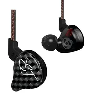 Écouteurs SZSMART KZ ZST HIFI courbés noirs (In ear - sensibilité 106d... pas cher